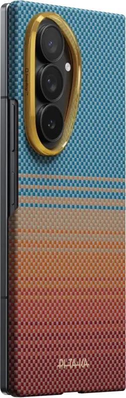 PITAKA Edge Samsung Galaxy Z Fold 8 Ultra Hoesje 600D Magnetic Ultra Dun Sunset afbeelding 2