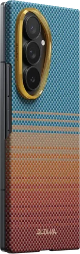PITAKA Edge Samsung Galaxy Z Fold 8 Ultra Hoesje 600D Magnetic Ultra Dun Sunset afbeelding 2