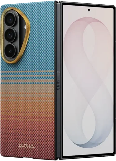 PITAKA Edge Samsung Galaxy Z Fold 8 Ultra Hoesje 600D Magnetic Ultra Dun Sunset afbeelding 1