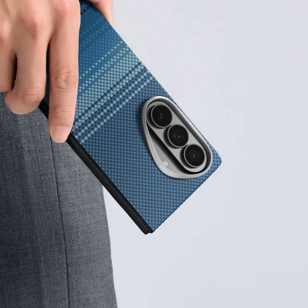 PITAKA Edge Samsung Z Fold 8 Ultra Hoesje 600D Magnetic Ultra Dun Moonrise afbeelding 5