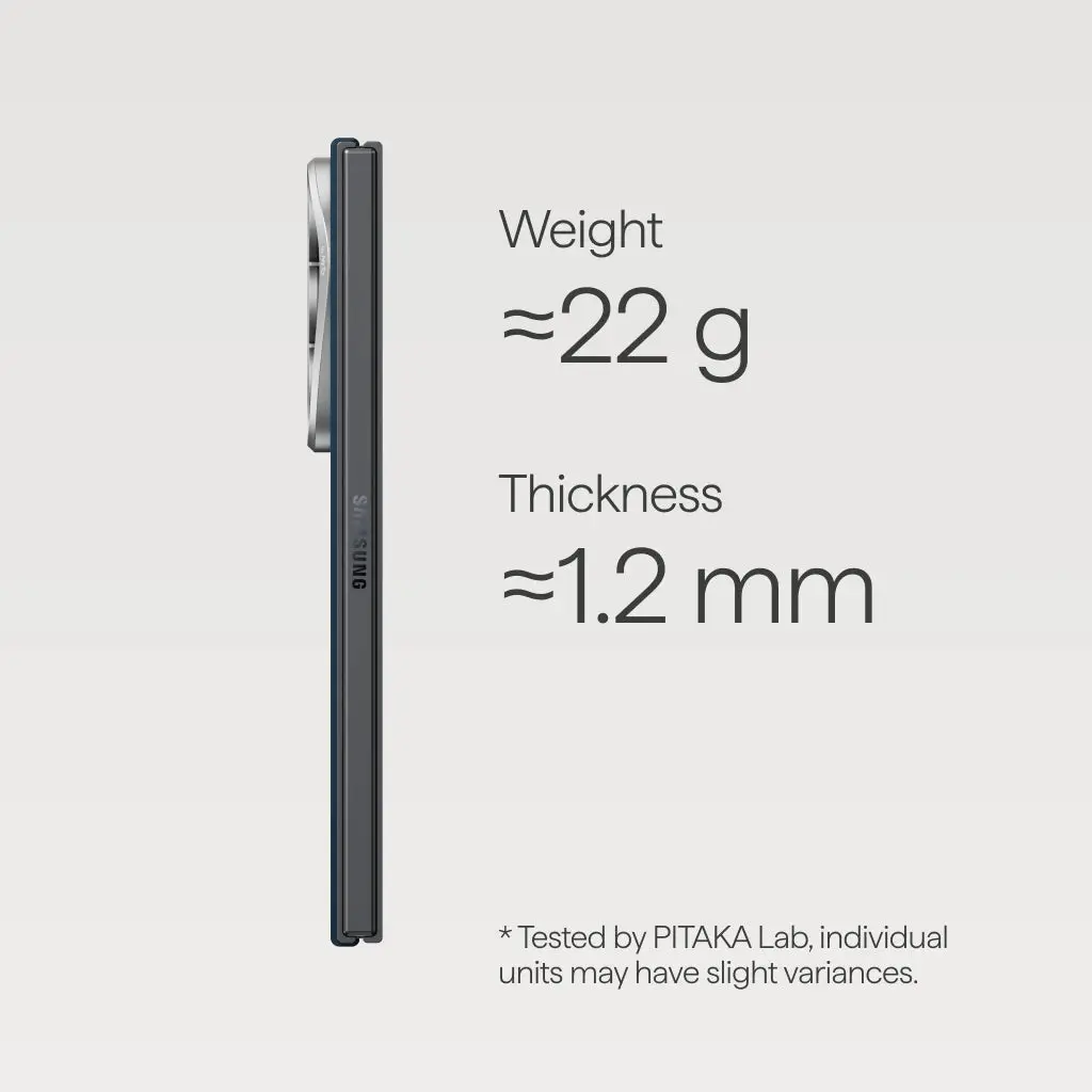 PITAKA Edge Samsung Z Fold 8 Ultra Hoesje 600D Magnetic Ultra Dun Moonrise afbeelding 7