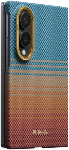 PITAKA Edge Samsung Galaxy Z Fold 8 Hoesje 600D Magnetic Ultra Dun Sunset afbeelding 2