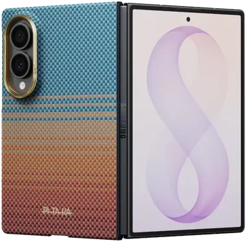 PITAKA Edge Samsung Galaxy Z Fold 8 Hoesje 600D Magnetic Ultra Dun Sunset