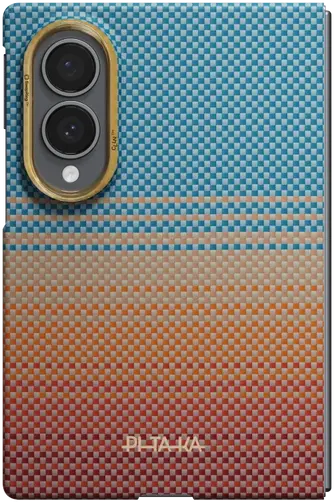 PITAKA Edge Samsung Galaxy Z Fold 8 Hoesje 600D Magnetic Ultra Dun Sunset afbeelding 3