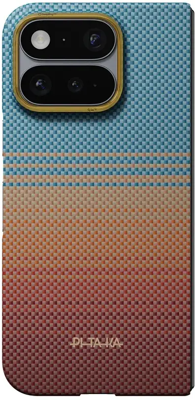 PITAKA Edge Google Pixel 11 Pro Fold Hoesje 600D Magnetic Ultra Dun Sunset afbeelding 2