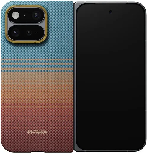 PITAKA Edge Google Pixel 11 Pro Fold Hoesje 600D Magnetic Ultra Dun Sunset afbeelding 3