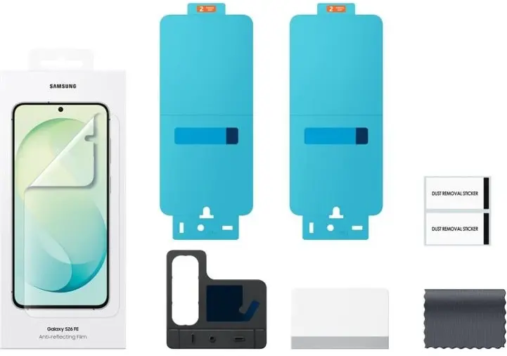 Originele Samsung Galaxy S26 FE Screen Protector Display Folie (2-Pack) afbeelding 5
