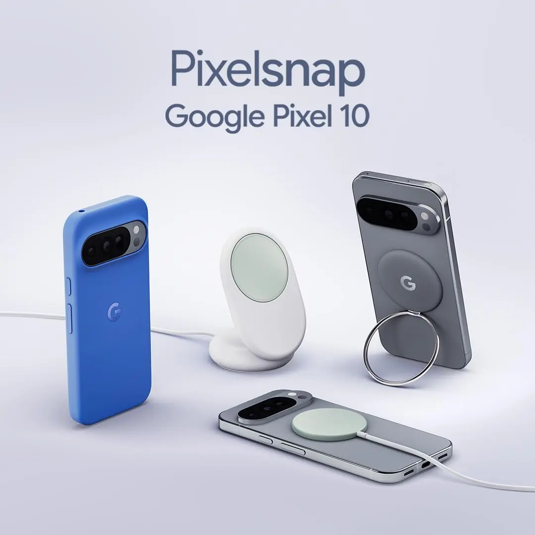 Originele Google PixelSnap 25W Qi2 Draadloze Oplader met Standaard Wit afbeelding 3