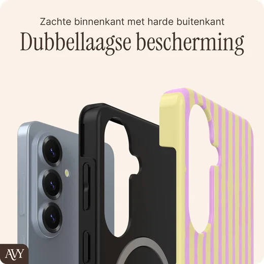 AVY Samsung Galaxy S26 Plus MagSafe Hoesje met Koord (30CM) Pink Lemonade afbeelding 9