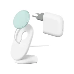 Originele Google PixelSnap 25W Qi2 Draadloze Oplader met Pixel Flex 67W Wit afbeelding