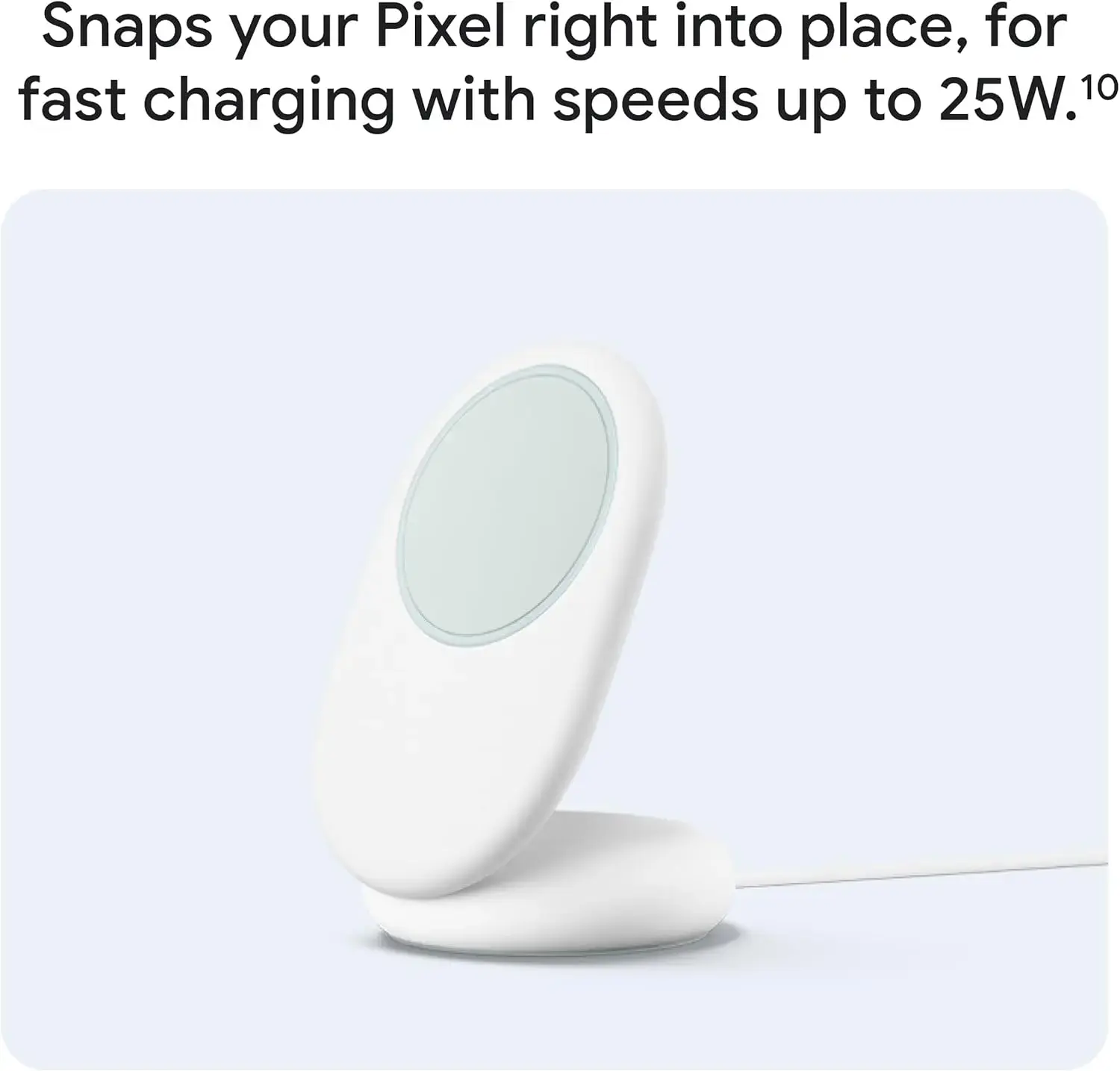 Originele Google PixelSnap 25W Qi2 Draadloze Oplader met Pixel Flex 67W Wit afbeelding 5