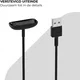 Originele Google Fitbit Charge 6 en 5 Magnetische Oplaadkabel USB Luxe Zwart afbeelding 6