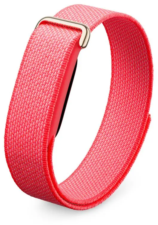Originele Google Fitbit Air Performance Loop Band Nylon Bandje Rood afbeelding 1
