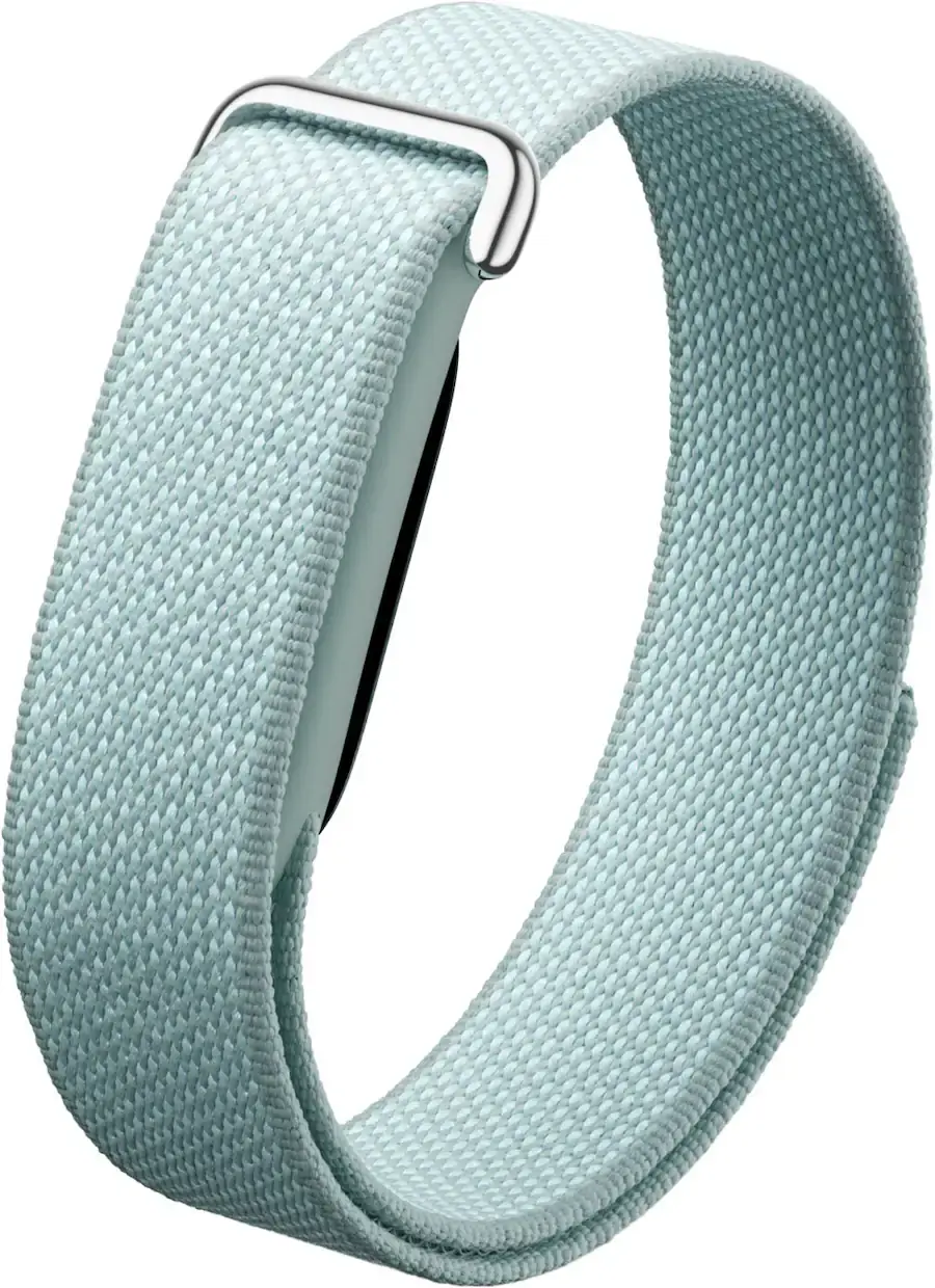 Originele Google Fitbit Air Performance Loop Band Nylon Bandje Mint Groen afbeelding 1