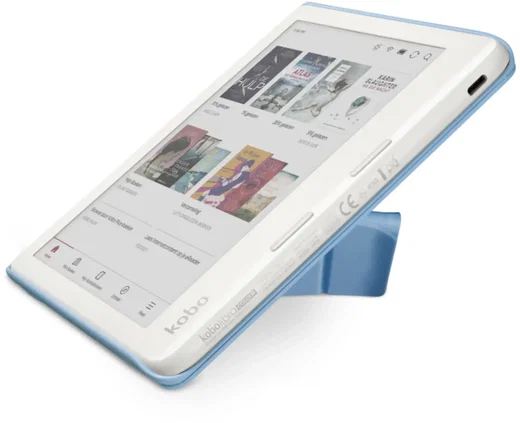Origineel Kobo Libra Colour Hoes Notebook SleepCover Book Case Blauw afbeelding 4