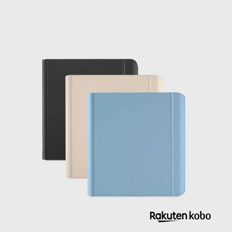 Origineel Kobo Libra Colour Hoes Notebook SleepCover Book Case Blauw afbeelding 2