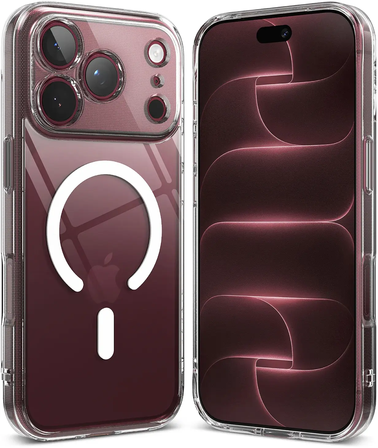 Ringke Fusion Magnetic iPhone 18 Pro Max / 17 Pro Max Back Cover Clear afbeelding 1