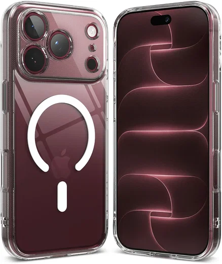 Ringke Fusion Magnetic iPhone 18 Pro Max / 17 Pro Max Back Cover Clear afbeelding 1
