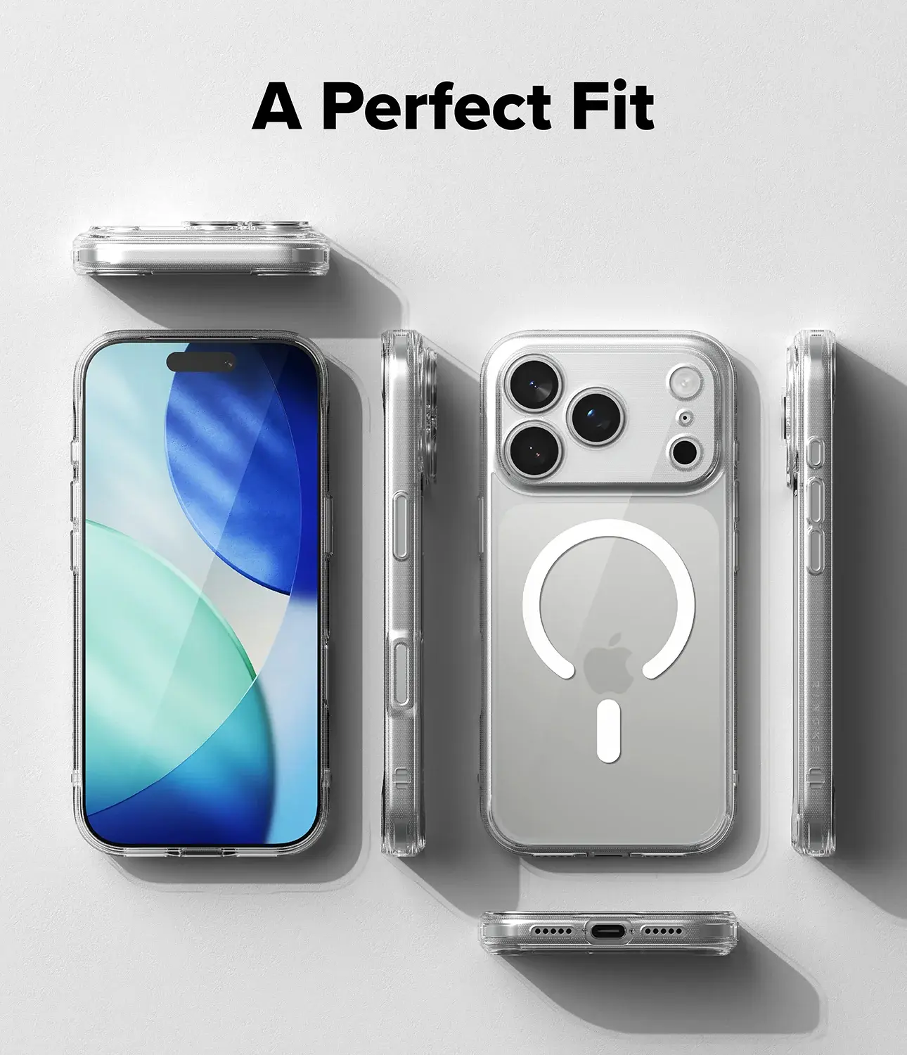 Ringke Fusion Magnetic iPhone 18 Pro Max / 17 Pro Max Back Cover Clear afbeelding 8