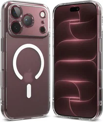 Ringke Fusion Magnetic iPhone 18 Pro Max / 17 Pro Max Back Cover Matte Clear afbeelding