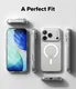 Ringke Fusion Magnetic iPhone 18 Pro Max / 17 Pro Max Back Cover Matte Clear afbeelding 9
