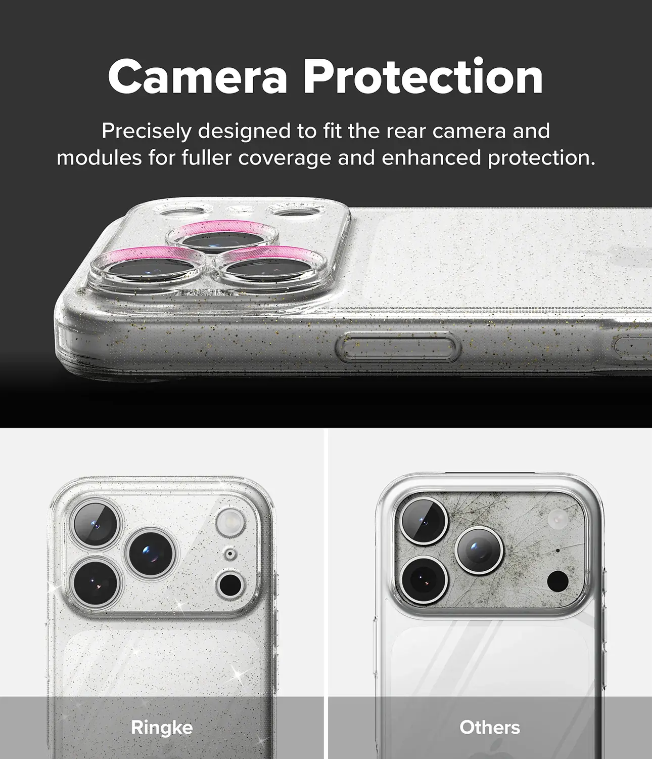Ringke Air Apple iPhone 18 Pro Max / 17 Pro Max Hoesje Flexibel TPU Glitter afbeelding 4
