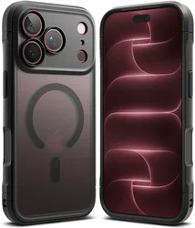 Ringke Fusion Bold Magnetic iPhone 18 Pro Max / 17 Pro Max Hoesje Matte Zwart afbeelding