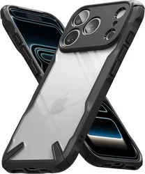Ringke Fusion X iPhone 18 Pro Max / 17 Pro Max Hoesje Back Cover Zwart afbeelding