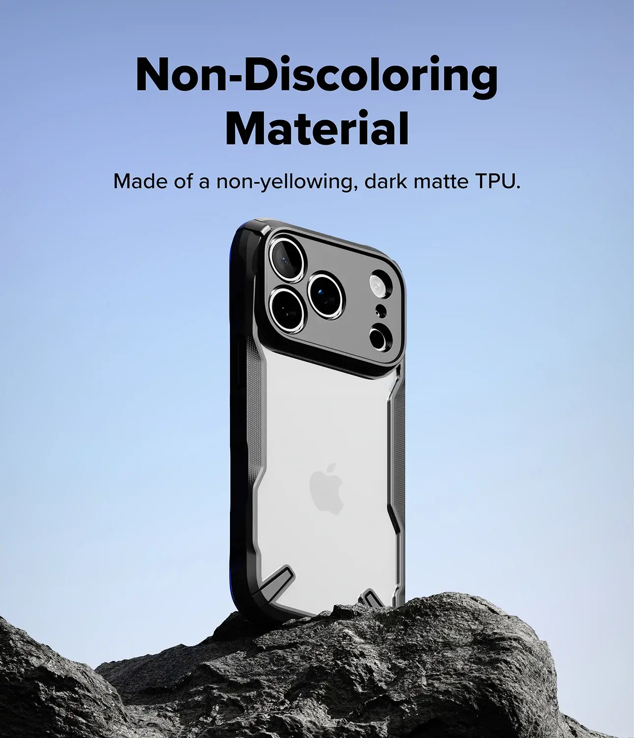 Ringke Fusion X iPhone 18 Pro Max / 17 Pro Max Hoesje Back Cover Zwart afbeelding 9