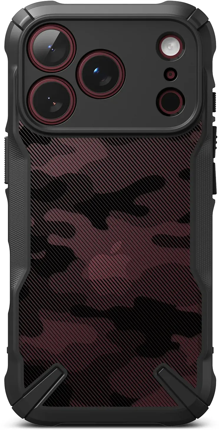 Ringke Fusion X iPhone 18 Pro Max / 17 Pro Max Hoesje Back Cover Camo Zwart afbeelding 14