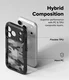 Ringke Fusion X iPhone 18 Pro Max / 17 Pro Max Hoesje Back Cover Camo Zwart afbeelding 3