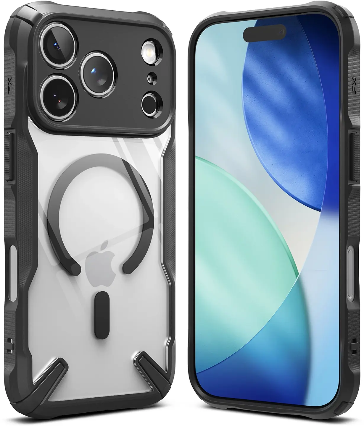 Ringke Fusion X Magnetic iPhone 18 Pro Max / 17 Pro Max Hoesje MagSafe Zwart afbeelding 2