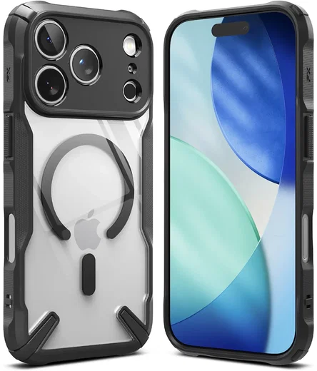Ringke Fusion X Magnetic iPhone 18 Pro Max / 17 Pro Max Hoesje MagSafe Zwart afbeelding 2