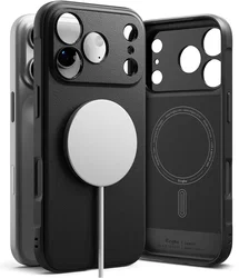 Ringke Onyx Magnetic iPhone 18 Pro Max / 17 Pro Max Hoesje MagSafe Zwart afbeelding