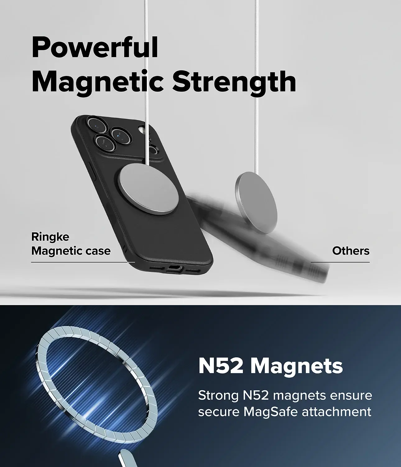 Ringke Onyx Magnetic iPhone 18 Pro Max / 17 Pro Max Hoesje MagSafe Zwart afbeelding 11