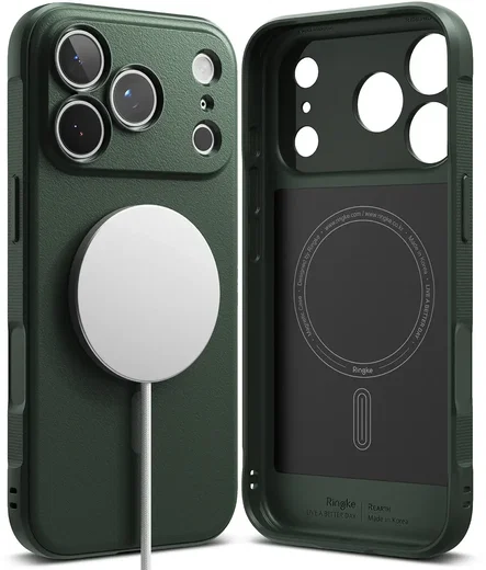 Ringke Onyx Magnetic iPhone 18 Pro Max / 17 Pro Max Hoesje MagSafe Groen afbeelding 2