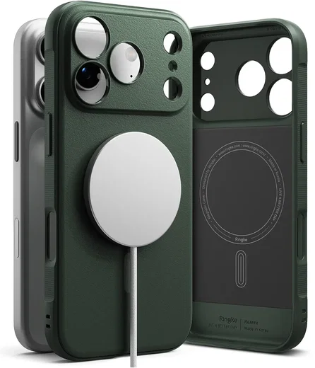 Ringke Onyx Magnetic iPhone 18 Pro Max / 17 Pro Max Hoesje MagSafe Groen afbeelding 1