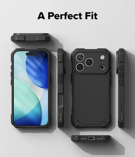 Ringke Rugged Gear Magnetic iPhone 18 Pro Max / 17 Pro Max Hoesje Zwart afbeelding 8