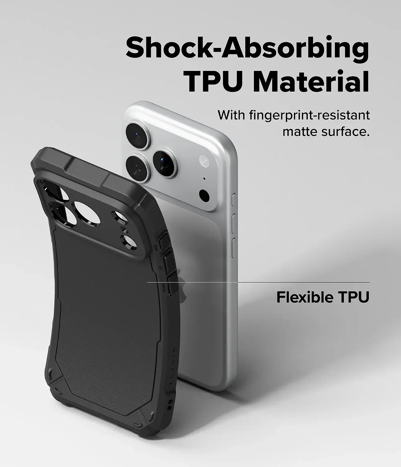 Ringke Rugged Gear Magnetic iPhone 18 Pro Max / 17 Pro Max Hoesje Zwart afbeelding 5