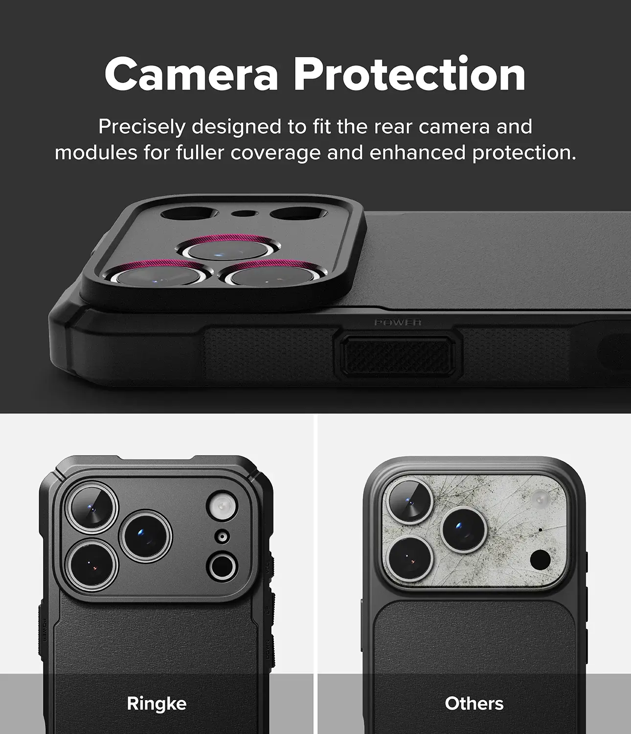 Ringke Rugged Gear Magnetic iPhone 18 Pro Max / 17 Pro Max Hoesje Zwart afbeelding 7