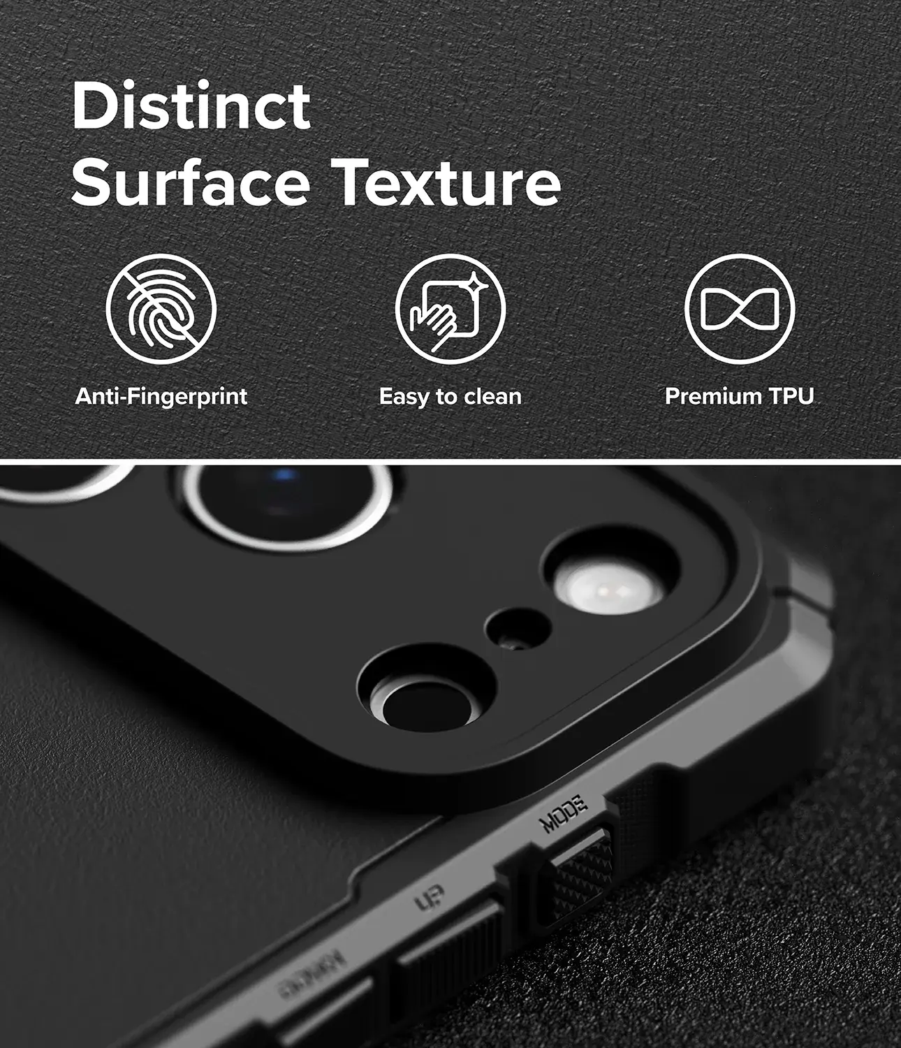 Ringke Rugged Gear Magnetic iPhone 18 Pro Max / 17 Pro Max Hoesje Zwart afbeelding 4