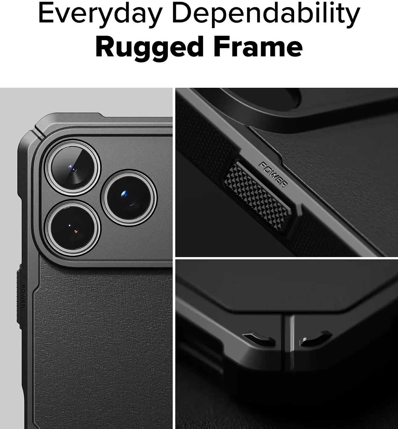 Ringke Rugged Gear Magnetic iPhone 18 Pro Max / 17 Pro Max Hoesje Zwart afbeelding 3