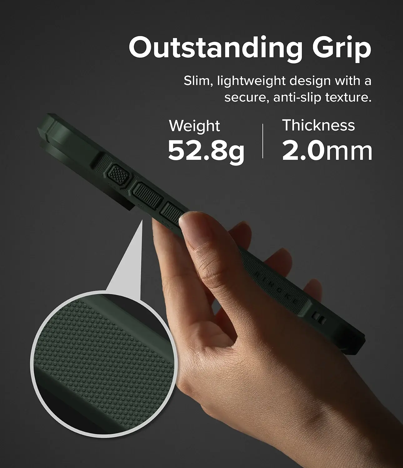 Ringke Rugged Gear Magnetic iPhone 18 Pro Max / 17 Pro Max Hoesje Groen afbeelding 10
