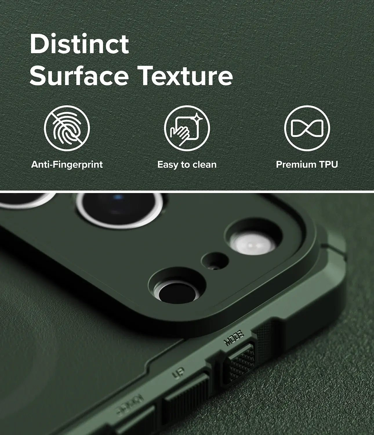 Ringke Rugged Gear Magnetic iPhone 18 Pro Max / 17 Pro Max Hoesje Groen afbeelding 4