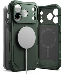 Ringke Rugged Gear Magnetic iPhone 18 Pro Max / 17 Pro Max Hoesje Groen afbeelding