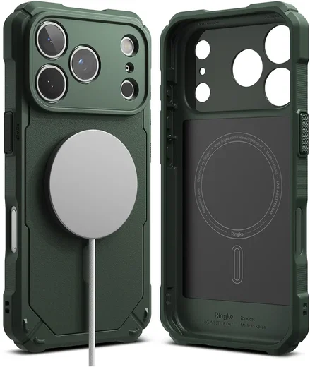 Ringke Rugged Gear Magnetic iPhone 18 Pro Max / 17 Pro Max Hoesje Groen afbeelding 2
