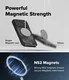 Ringke Rugged Gear Magnetic iPhone 18 Pro Max / 17 Pro Max Hoesje Camo Zwart afbeelding 11