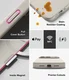Ringke Silicone Magnetic Apple iPhone 18 Pro Max Hoesje MagSafe Back Cover Beige afbeelding 8