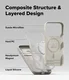 Ringke Silicone Magnetic Apple iPhone 18 Pro Max Hoesje MagSafe Back Cover Beige afbeelding 10
