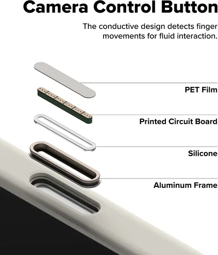 Ringke Silicone Magnetic Apple iPhone 18 Pro Max Hoesje MagSafe Back Cover Beige afbeelding 6
